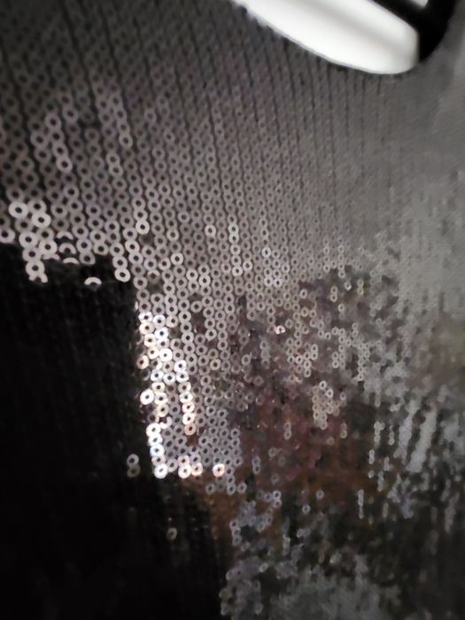 Rochie neagră cu paiete Mohitop