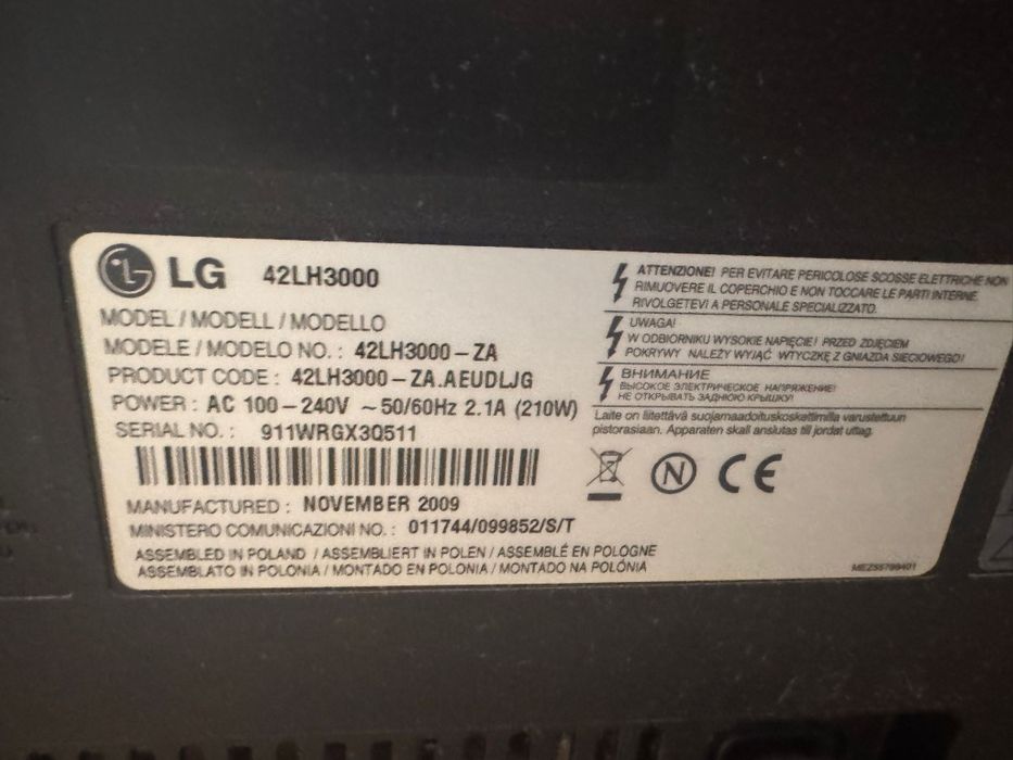 Televizor de vanzare