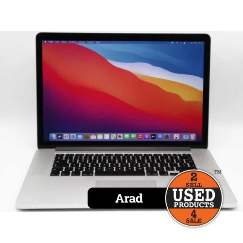 MacBook PRO 15 2015 A1398, i7 2.2GHz 16Gb RAM 256 Gb | UsedProducts.ro