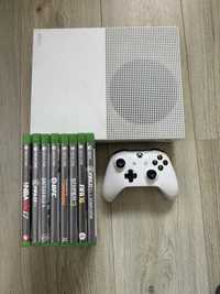 Xbox One S 500gb + 8 jocuri !cititi descrierea!