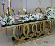 Mese aurii de lux pentru prezidiu / candybar / masa mirilor BALLROOM