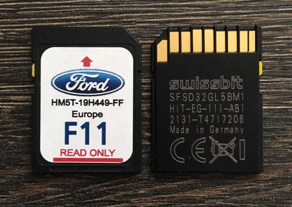 Ford F11 2023гд Оригинална EUROPE Sd Card Map SYNC2 Сд Карта Навигация