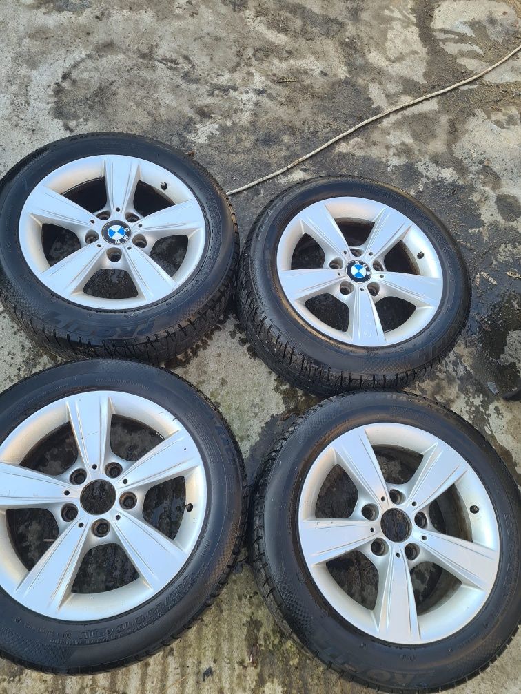 Jante aluminiu cu cauciucuri Bmw seria 3 E90,5×120,205/55/16