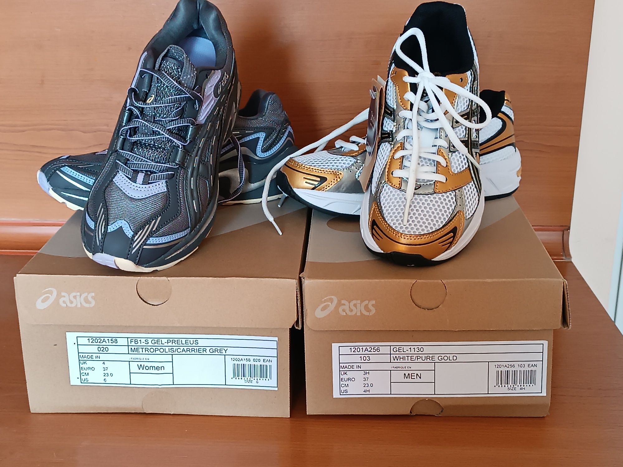 Маратонки Asics два чифта N 37 нови