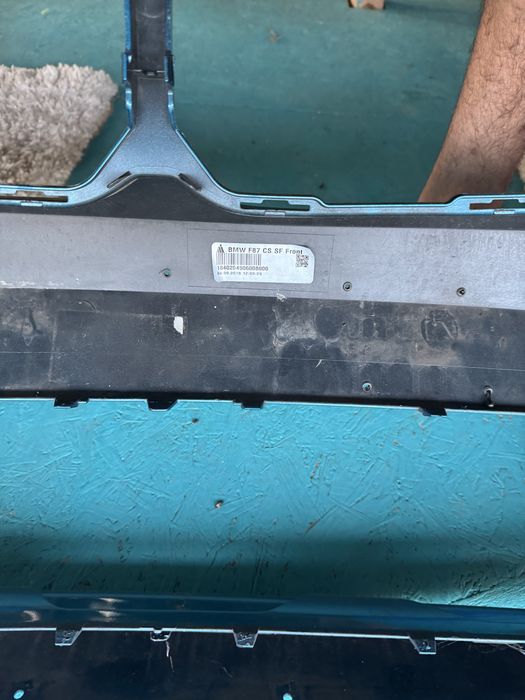 Bara fata BMW M2 Competition 2020 Albastra