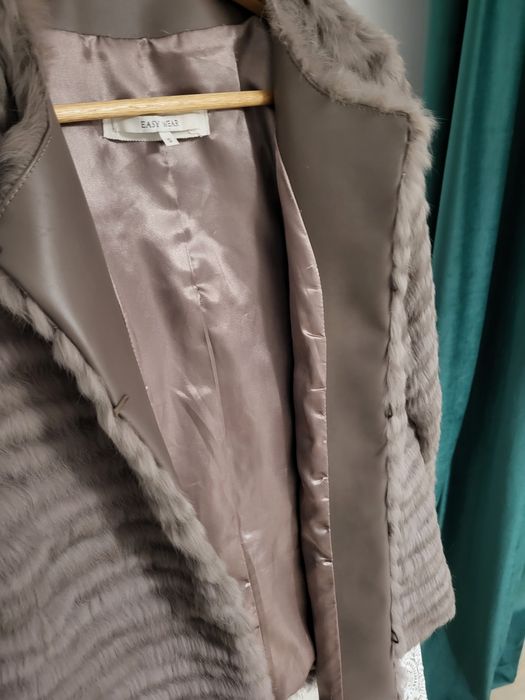 Haina scurta de blană de iepure