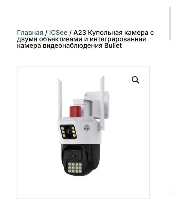 Камера видеонаблюдения Icsee уличный