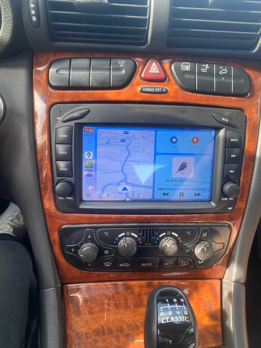Navigatie Android Mercedes w203 w209 - WIFI, Bluetooth CARPLAY 1-8GB