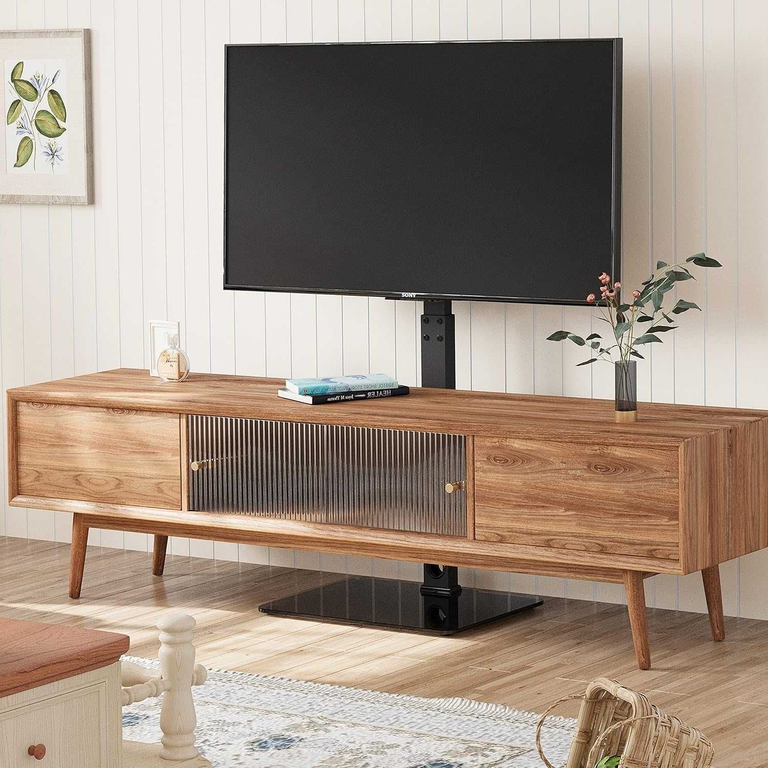 Регулируема TV стойка за 30-70 телевизори Bontec въртяща се, Max 40 кг