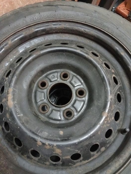 Jante de otel R16 5x114.3 cu cauciucuri de iarna