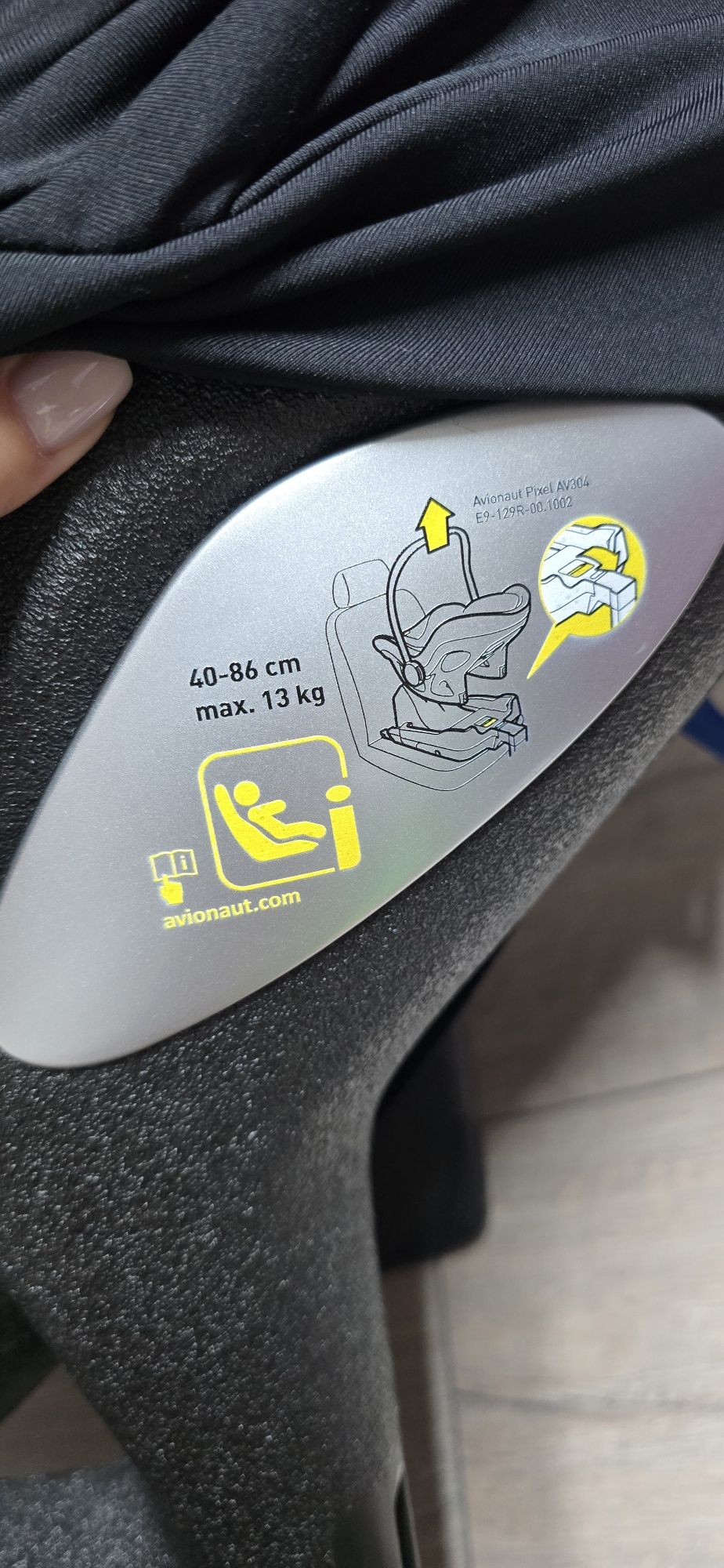 Scoica auto Avionaut PixelPro cu insert nou nascut