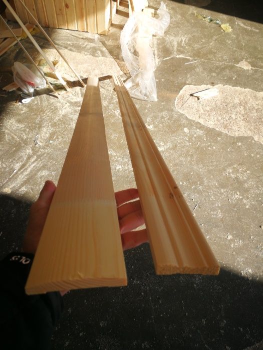 Плинтус наличник нащельник уголок деревянный(сосна,осина)
