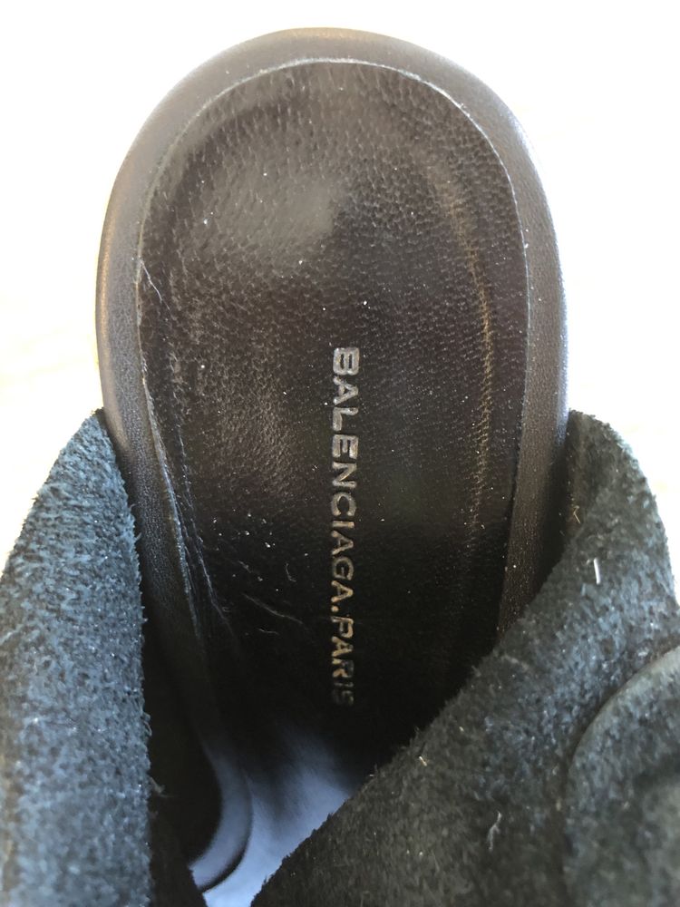 Sandale platforma  superbe BALENCIAGA, piele manusa, mar. 39 !