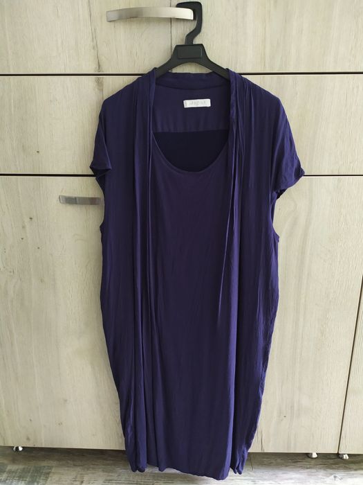 Дамска рокля тъмно синя