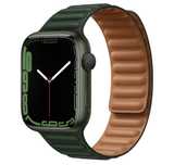 Кожена Магнитна Каишка за Apple Watch 8 Ultra 7 6 SE 5 4 44 40mm