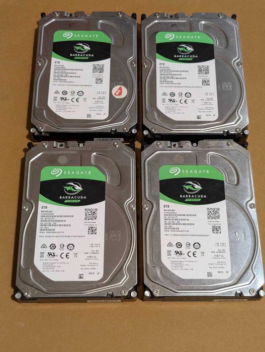 4xHDD Seagate Baracuda Compute 8TB