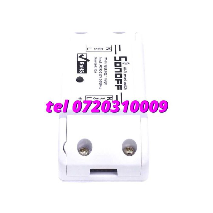 Releu Wireless Sonoff Automatizari Cu Control La Distanta Prin Telefo