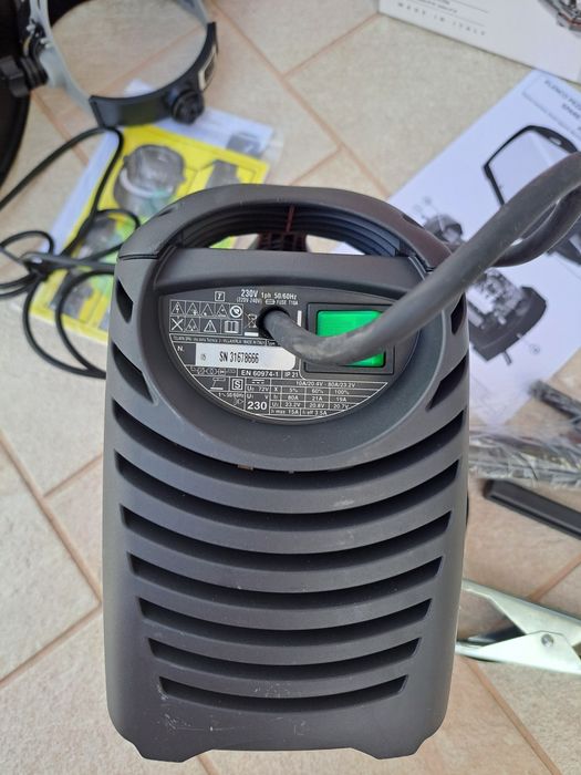 Aparat de sudura, Invertor Telwin Force 125, 80A, 230 V + Masca