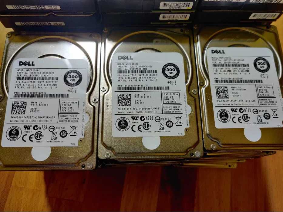 Hard Disk HDD SAS 2.5" 300Gb 15k 6Gbs Dell Server PowerEdge - RAID