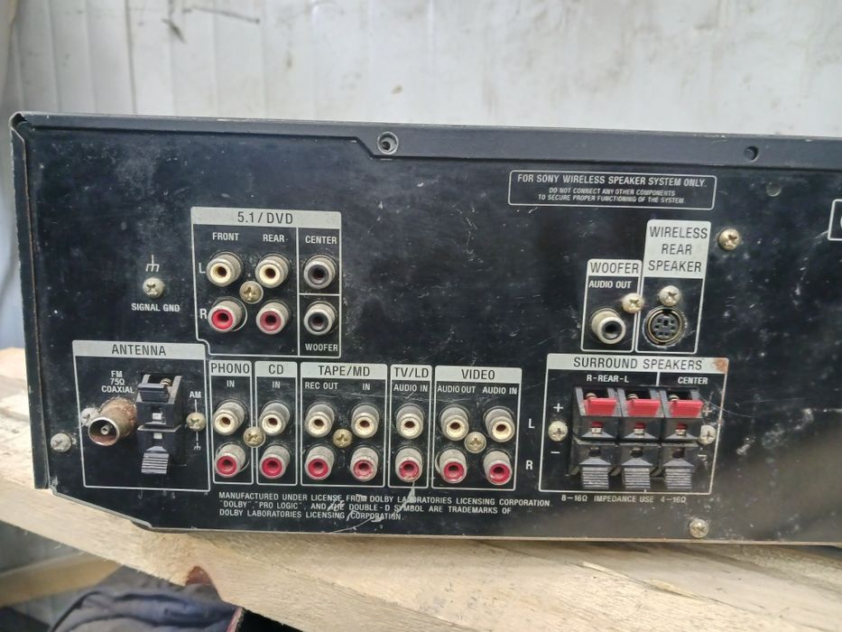 Усилвател Сони 5х100 W ( ресивър) STR - DE515