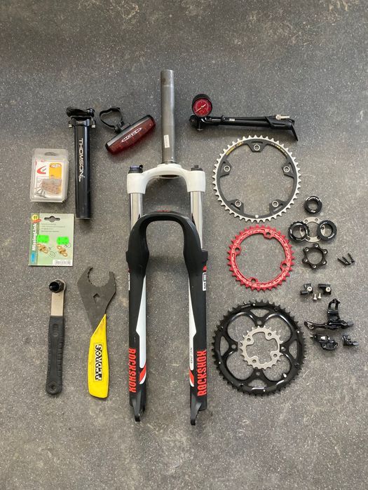 Piese Rock Shox, Race Face, Gebhart, Thompson