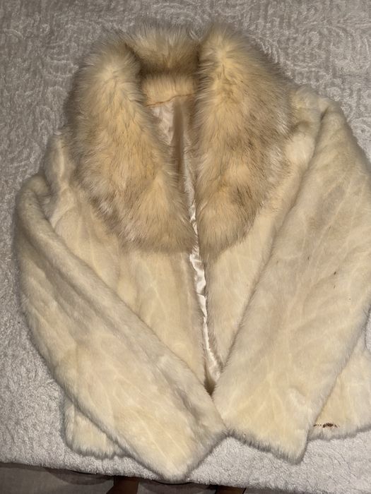 Палто естествен косъм