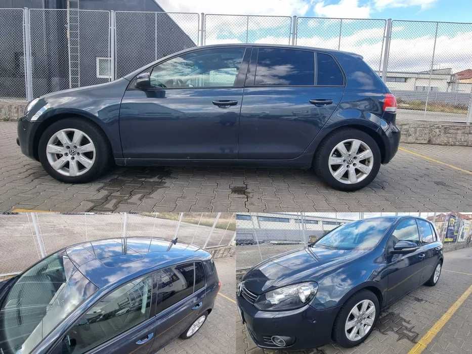 VW Golf 6, 2.0, albastru metalizat. Foarte bun. Vezi descriere.