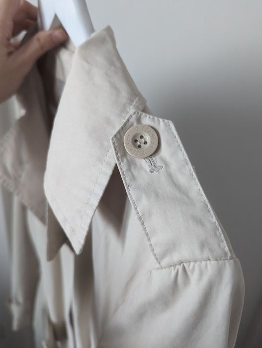 Trench bej căptușit