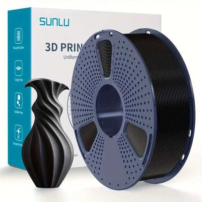SUNLU PETG Black  1kg.  Филамент за 3Д принтер
