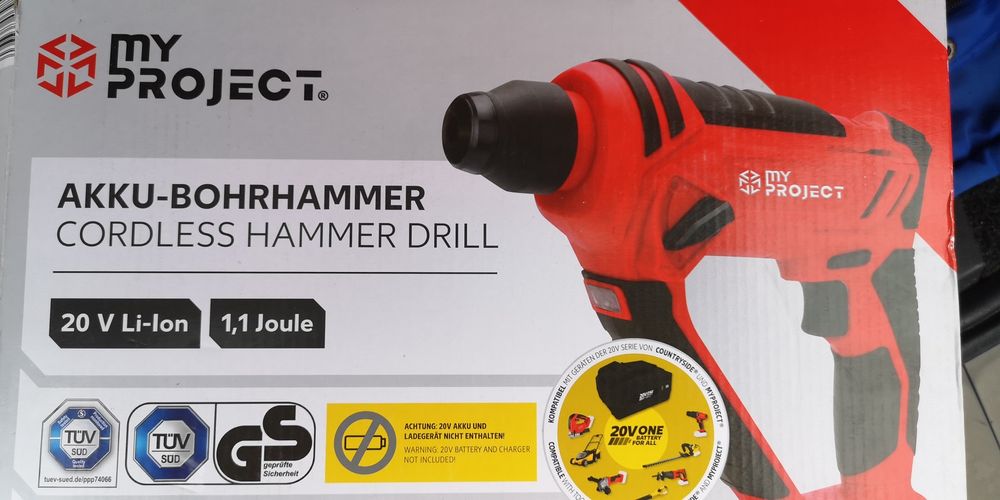 Bormașina cu percuție my project pe acumulator