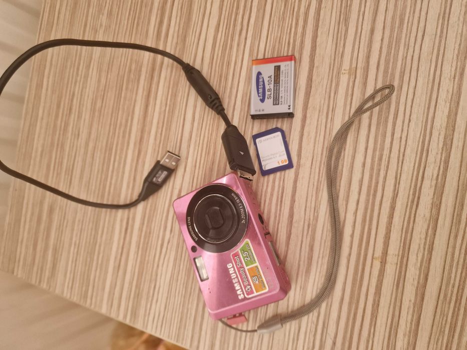 Camera Aparat Foto SAMSUNG 14mpx ROZ cablu card baterie