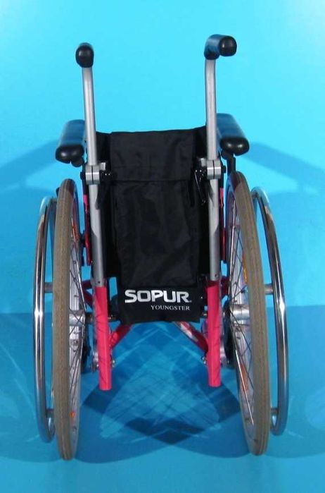 Scaun cu rotile copii aluminiu semiactiv Sopur / latime sezut 24 cm