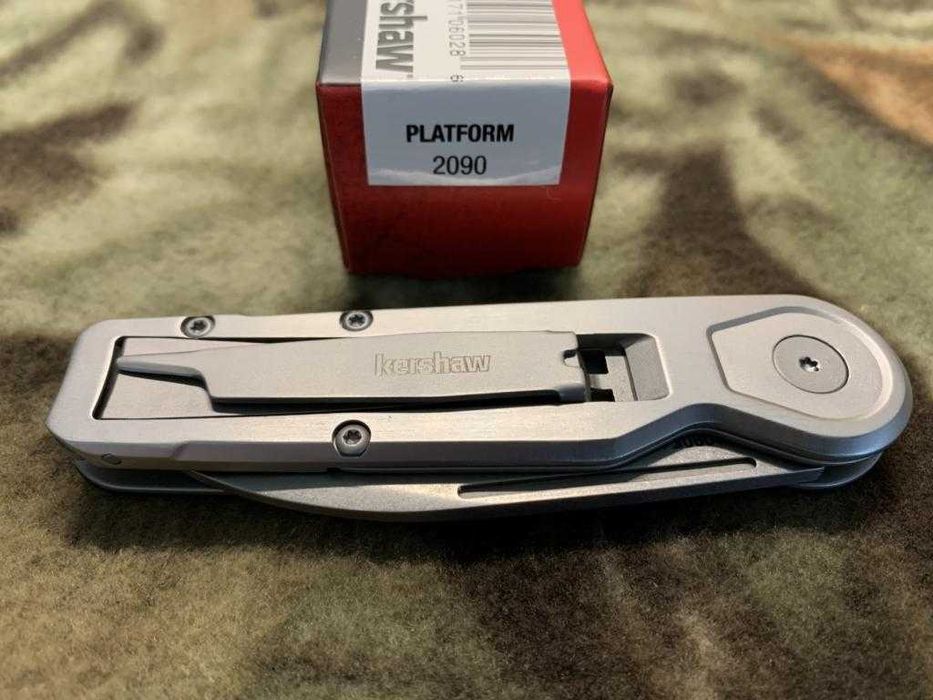 Cutit pliabil KERSHAW Platform 2090 Slip Joint cu unghiera si pila