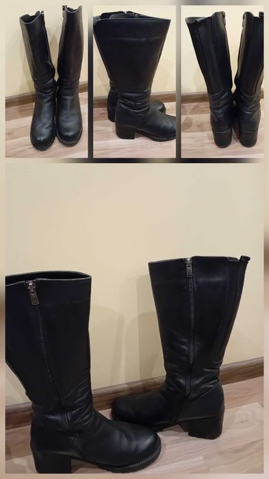 Дамски ботуши естествена кожа зимни 38 номер