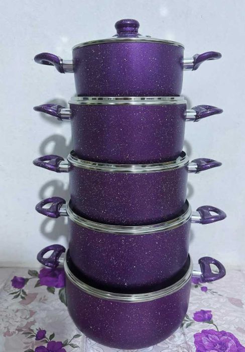 Комплект от 5 броя тенджери за домашна и професионална употреба