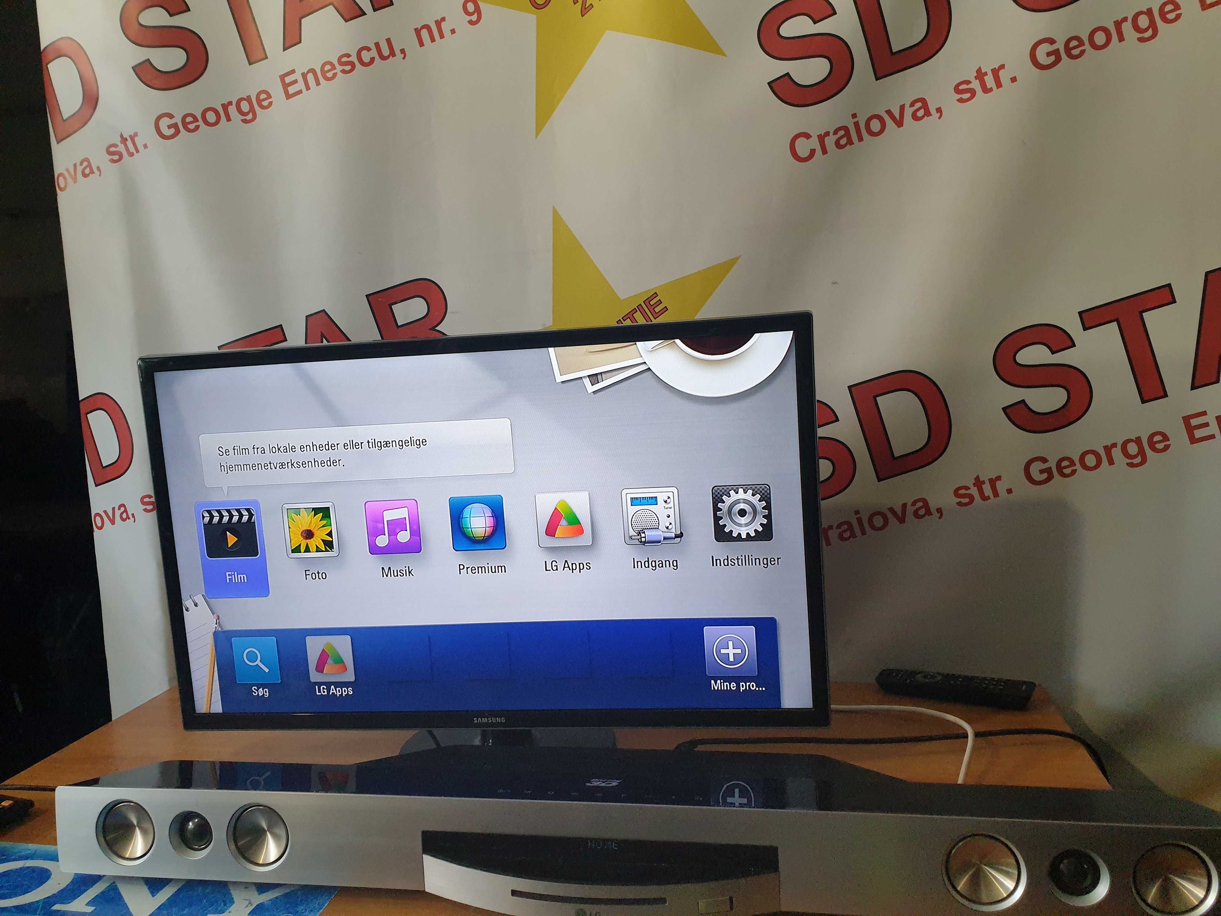Sistem Home Theatre 3D cu Blu-ray Sound Bar LG HLX 56S