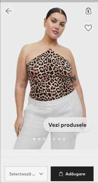 Body H&M y2k animal print (Zara
