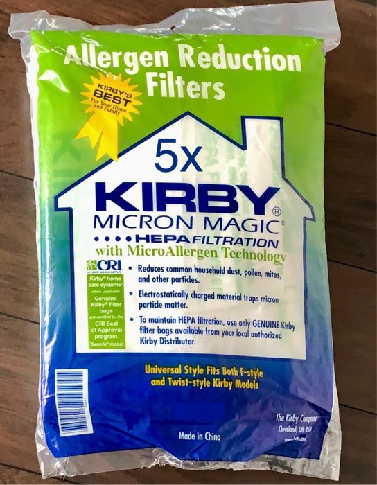 Pachet 5x saci aspirator Kirby Micron Magic HEPA Avalir/Sentria/G