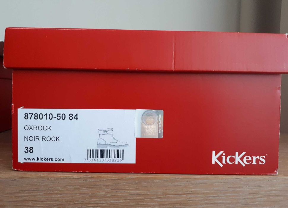 Боти KicKers Oxrock черни - 38 номер