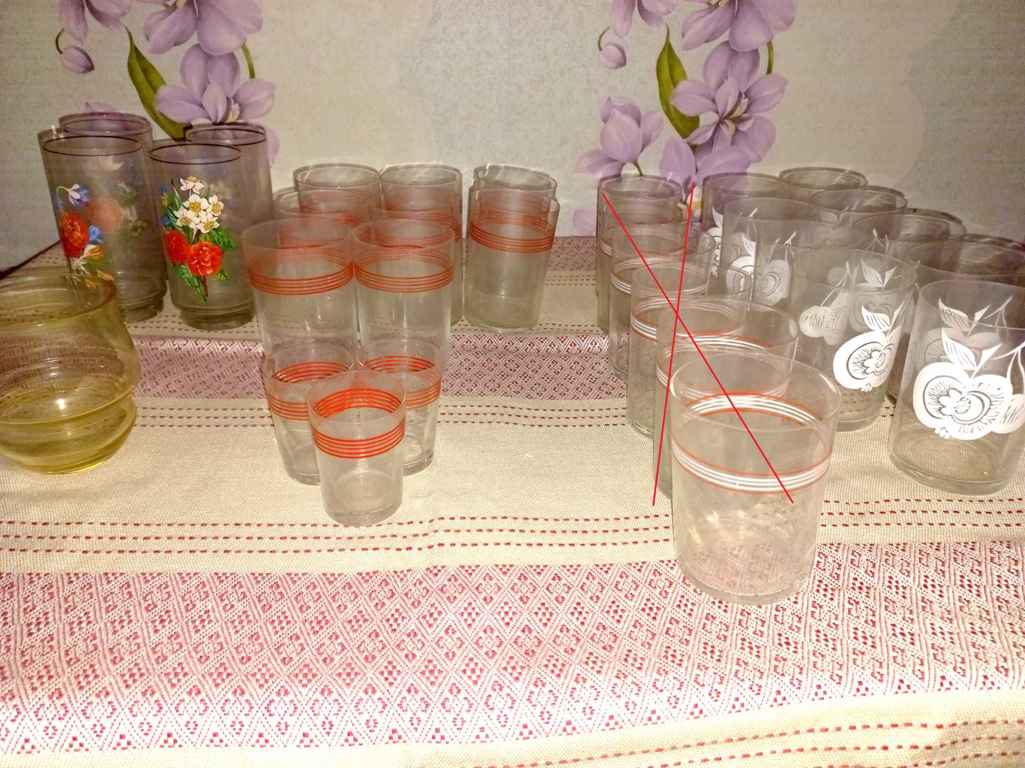 Стаканы новые из СССР / Ретро / Винтаж