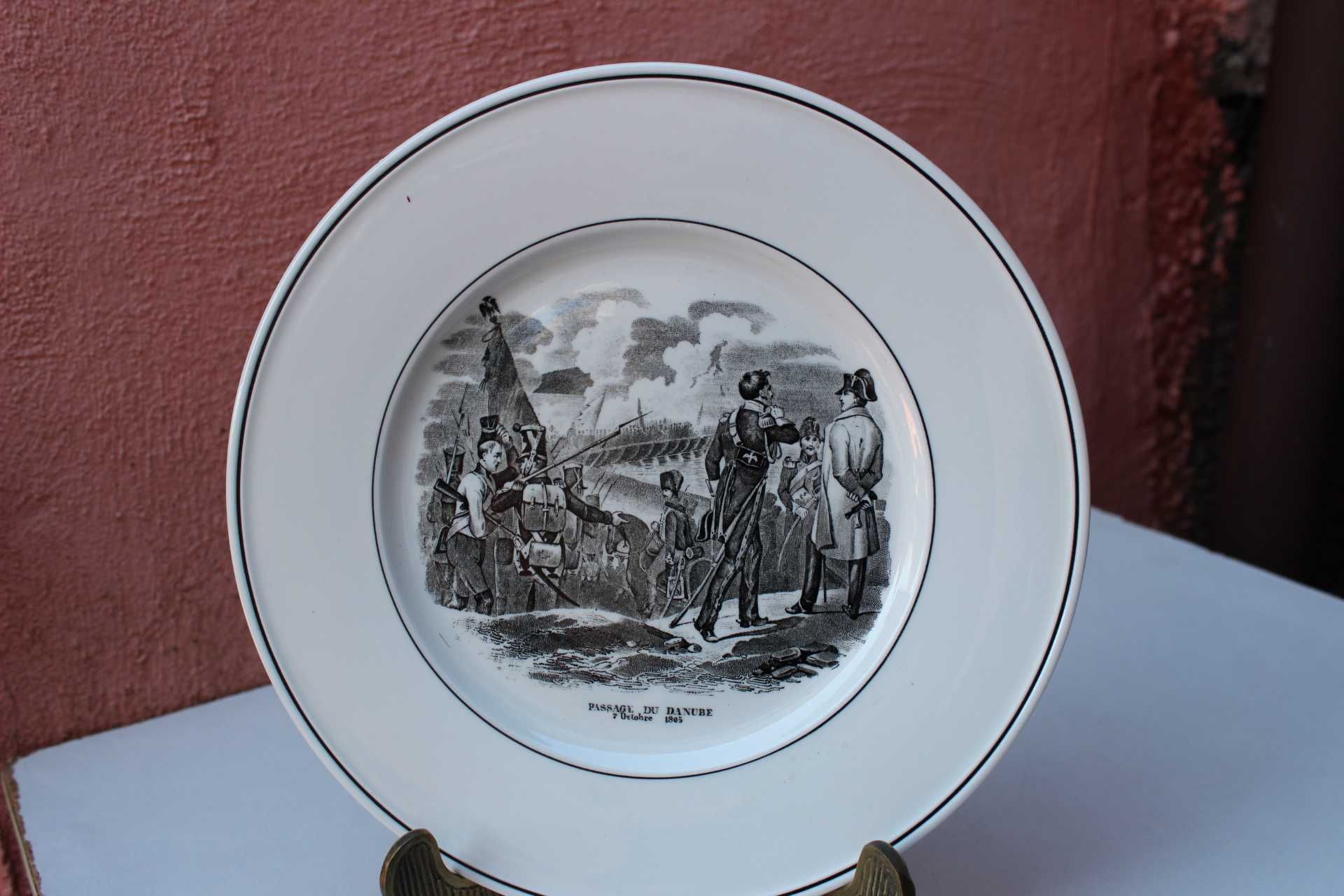 Set 3 farfurii colectie VILLEROY & BOCH, Mettlach, Napoleon Bonaparte