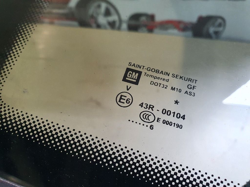 Geam fix cu tenta  stanga spate OPEL ZAFIRA B A05 2005 - 2015 1.9 CDTI Z 19 DTL 13123943 ; 43R-00104