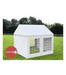 Cort Evenimente/Gradina ECONOMY, 5x4m, PVC alb - CORTURI24.RO
