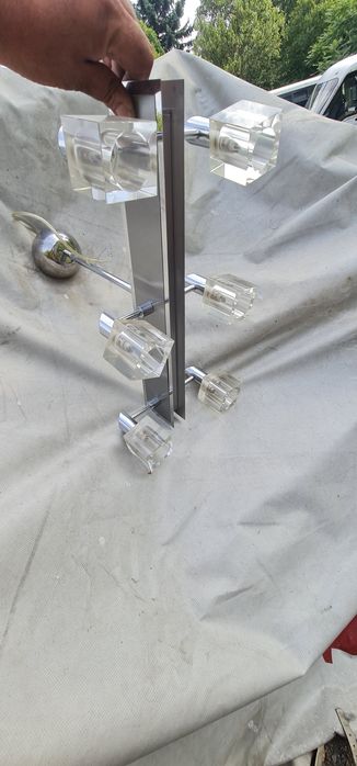 Полилей  40W крушки G9 Хром и неръждавейка