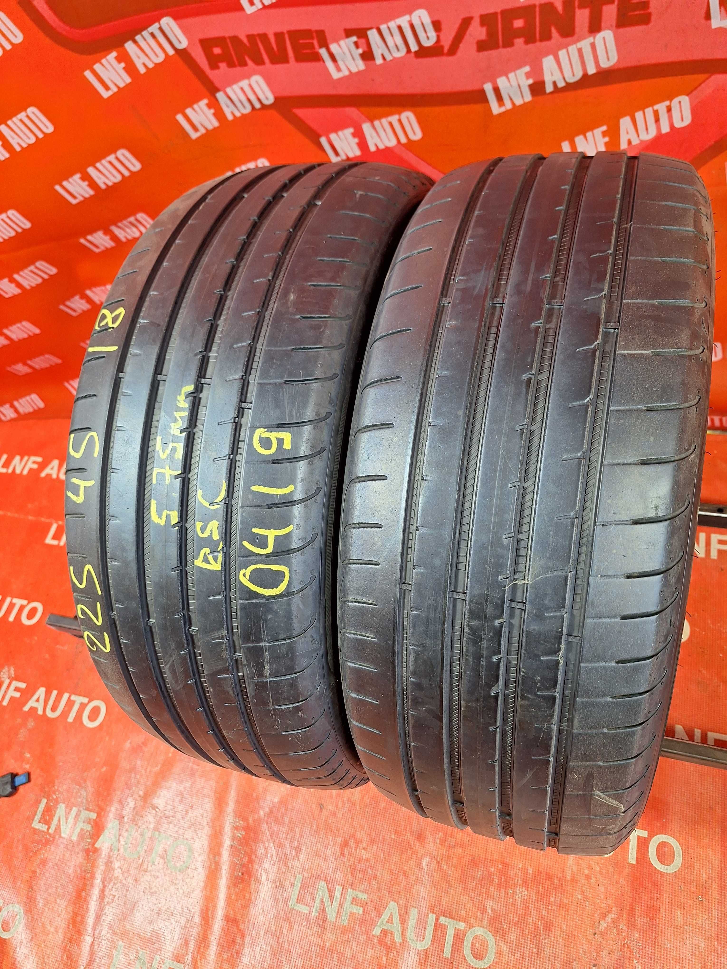 Anvelope de VARA - 225/45/18 - GoodYear - 5.7 MM - DOT 2019 RFT !