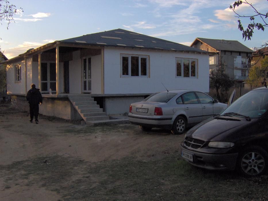 Строителство на дървени сглобяеми къщи от 300лева м2