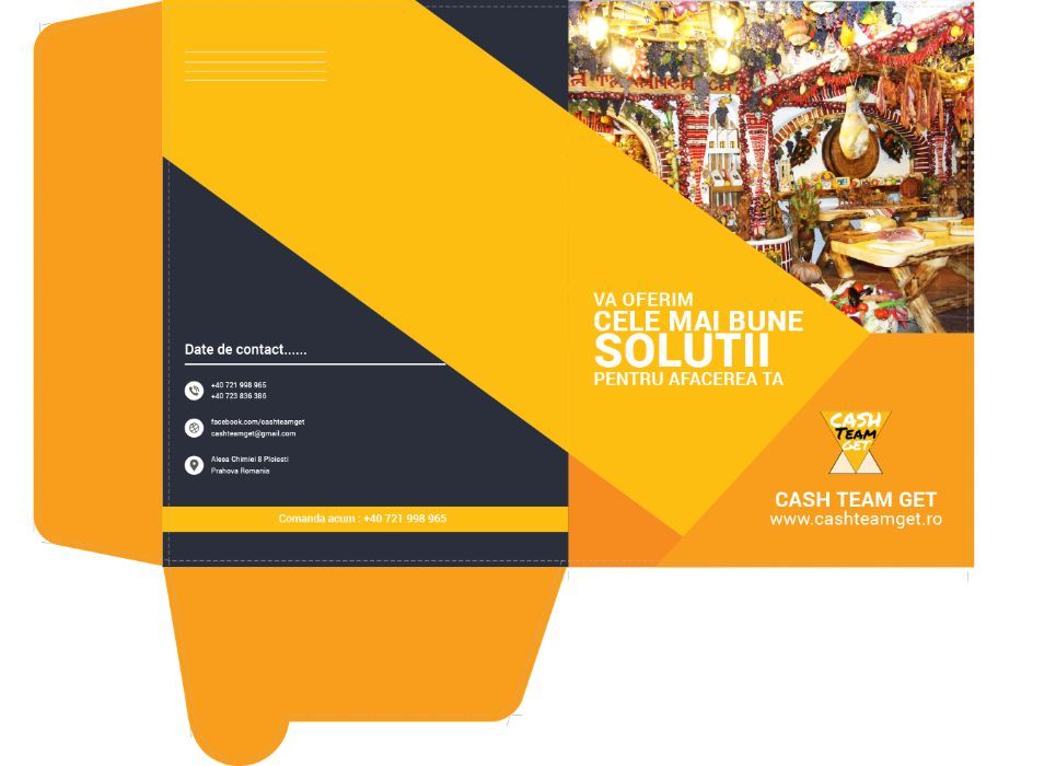 Producem Flyer pliant afise meniuri carti de vizita bannere