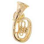 Insigna tip brosa, basfligorn, Art of Music Pin Tenorhorn Large