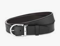 Curea reversibila negru maro Montblanc 128783 35 mm