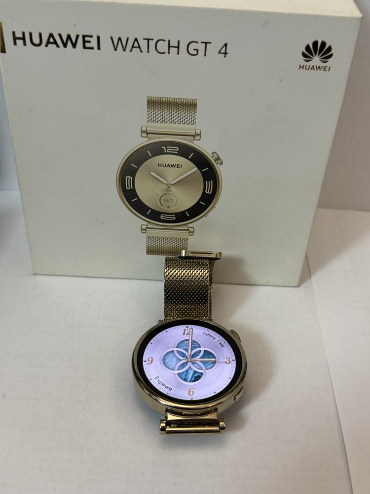 smart часовник huawei watch GT 4  41mm gold